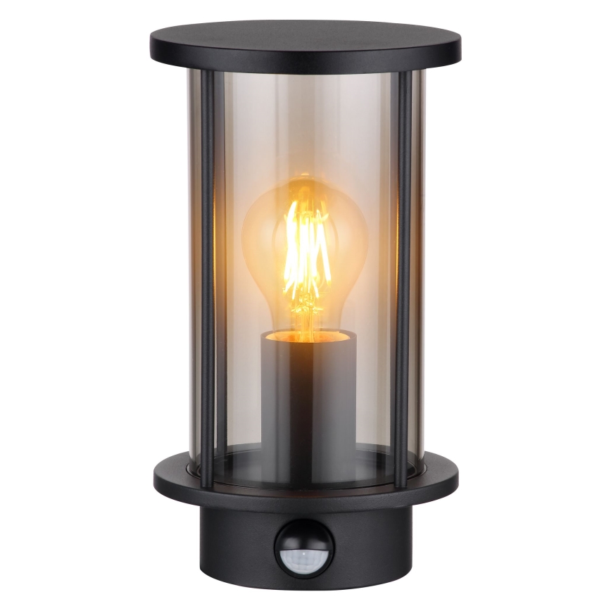 Globo - Iluminação de parede exterior com sensor 1xE27/60W/230V IP54