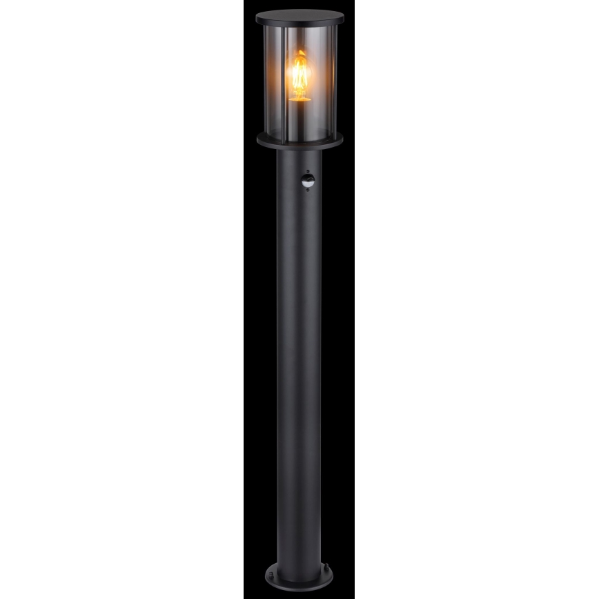Globo - Candeeiro exterior com sensor 1xE27/60W/230V 100 cm IP54