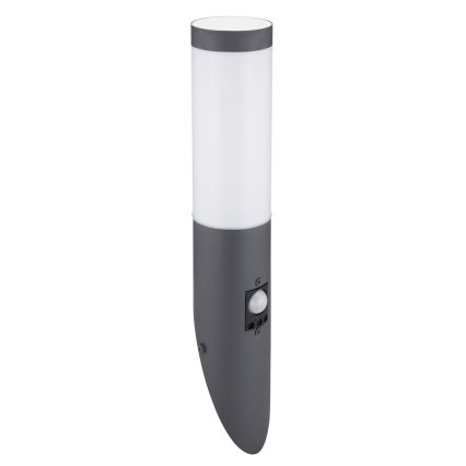 Globo - Iluminação de parede exterior com sensor 1xE27/15W/230V IP44