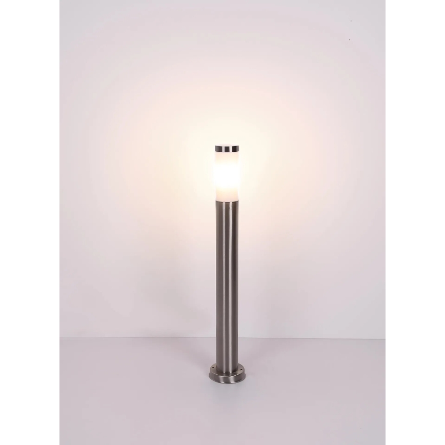Globo - Candeeiro exterior 1xE27/23W/230V IP44 80 cm cromado brilhante