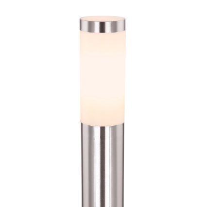 Globo - Candeeiro exterior 1xE27/23W/230V IP44 80 cm cromado brilhante