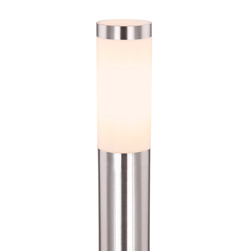 Globo - Candeeiro exterior 1xE27/23W/230V IP44 80 cm cromado brilhante