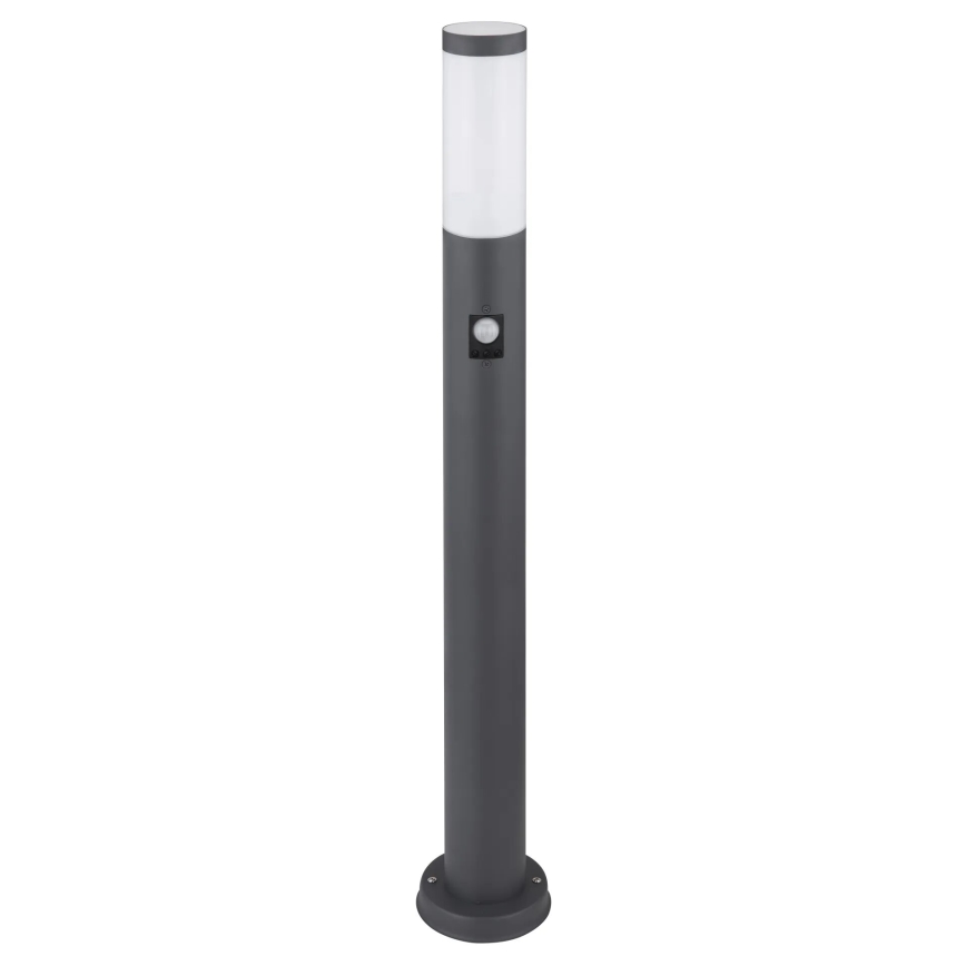Globo - Candeeiro exterior com sensor 1xE27/15W/230V IP44 80 cm antracite