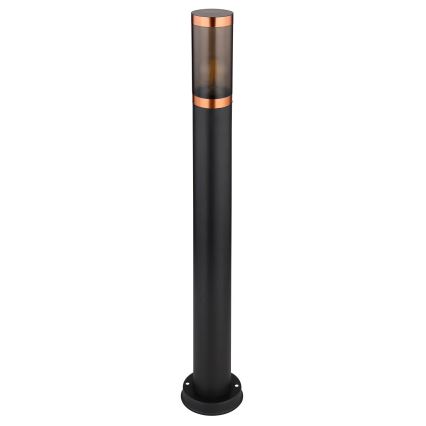 Globo - Candeeiro exterior 1xE27/23W/230V IP44 80 cm preto/cobre