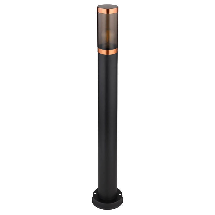 Globo - Candeeiro exterior 1xE27/23W/230V IP44 80 cm preto/cobre