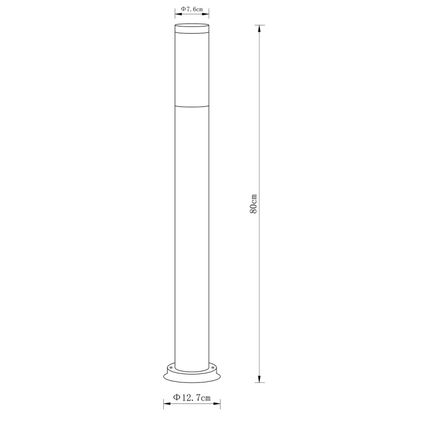 Globo - Candeeiro exterior 1xE27/23W/230V 80 cm IP44