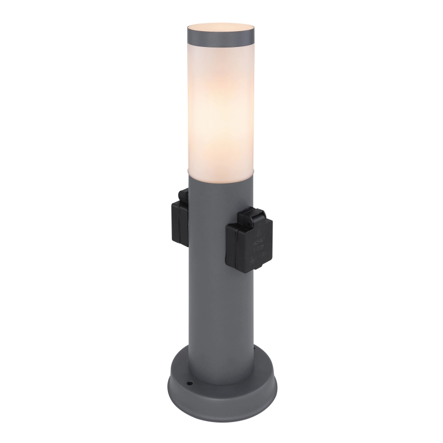 Globo 3158AK - Candeeiro exterior com 2 tomadas BOSTON 1xE27/23W/230V IP44