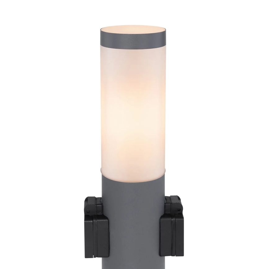 Globo 3158AK - Candeeiro exterior com 2 tomadas BOSTON 1xE27/23W/230V IP44