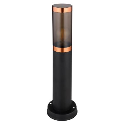 Globo - Candeeiro exterior 1xE27/23W/230V IP44 45 cm preto/cobre
