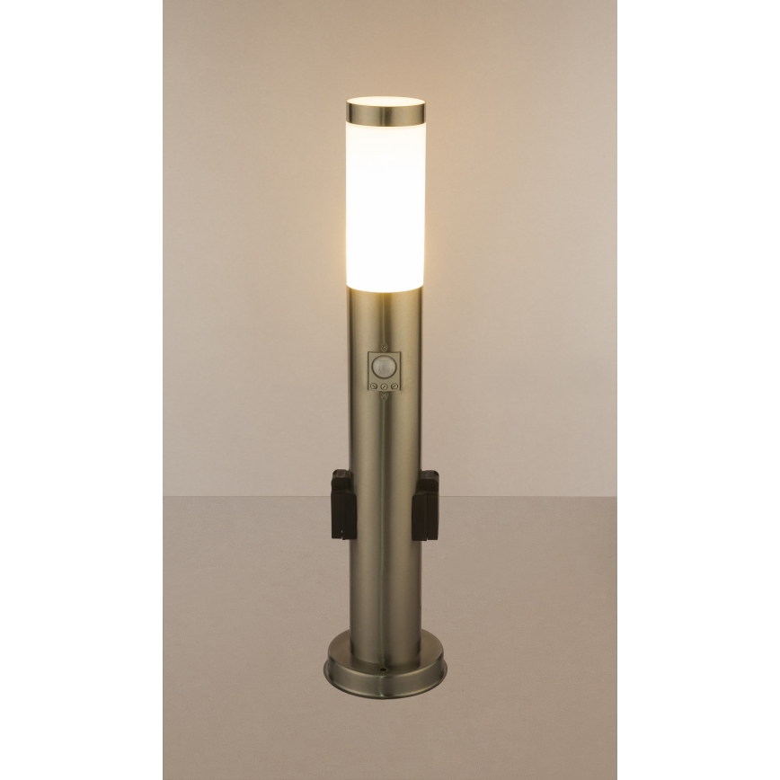 Globo - Candeeiro exterior LED com sensor e 2  gavetas LED/9W/230V 60 cm IP44