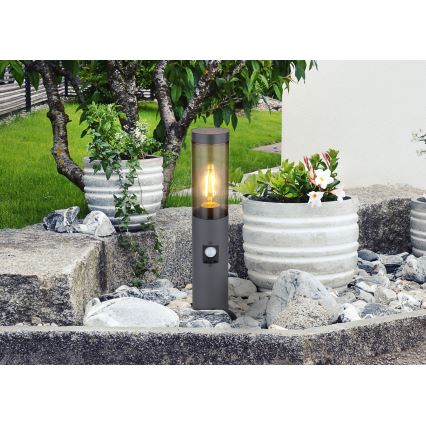 Globo - Candeeiro exterior com sensor 1xE27/15W/230V 45 cm IP44