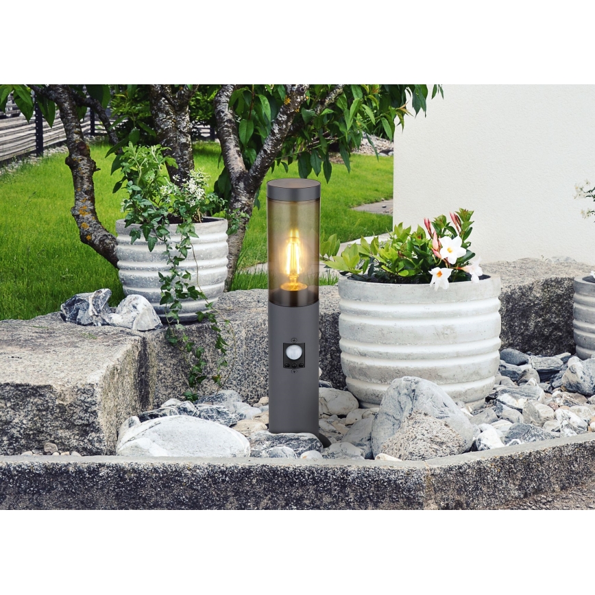 Globo - Candeeiro exterior com sensor 1xE27/15W/230V 45 cm IP44