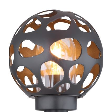 Globo - Iluminação de parede exterior com sensor 1xE27/15W/230V IP44
