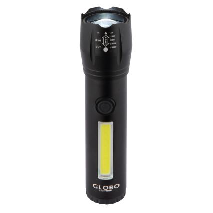 Globo - Lanterna recarregável LED LED/3W/5V + COB/3W 5500K 1200 mAh