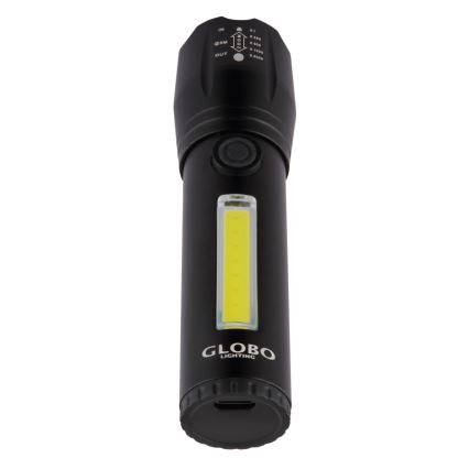 Globo - Lanterna recarregável LED LED/3W/5V + COB/3W 5500K 1200 mAh