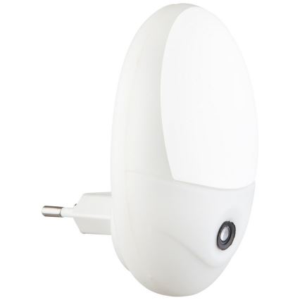 Globo - LED Iluminação de orientação para tomada com sensor 4xLED/0,6W/230V 6500K