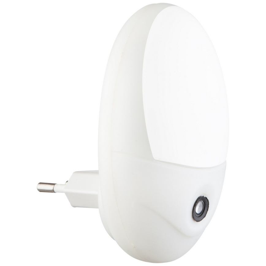 Globo - LED Iluminação de orientação para tomada com sensor 4xLED/0,6W/230V 6500K