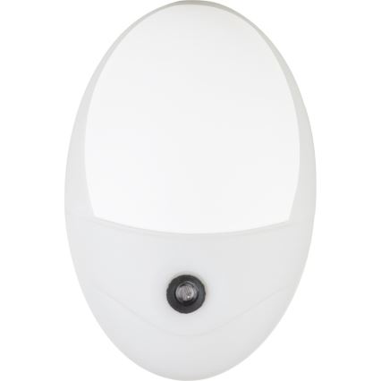 Globo - LED Iluminação de orientação para tomada com sensor 4xLED/0,6W/230V 6500K