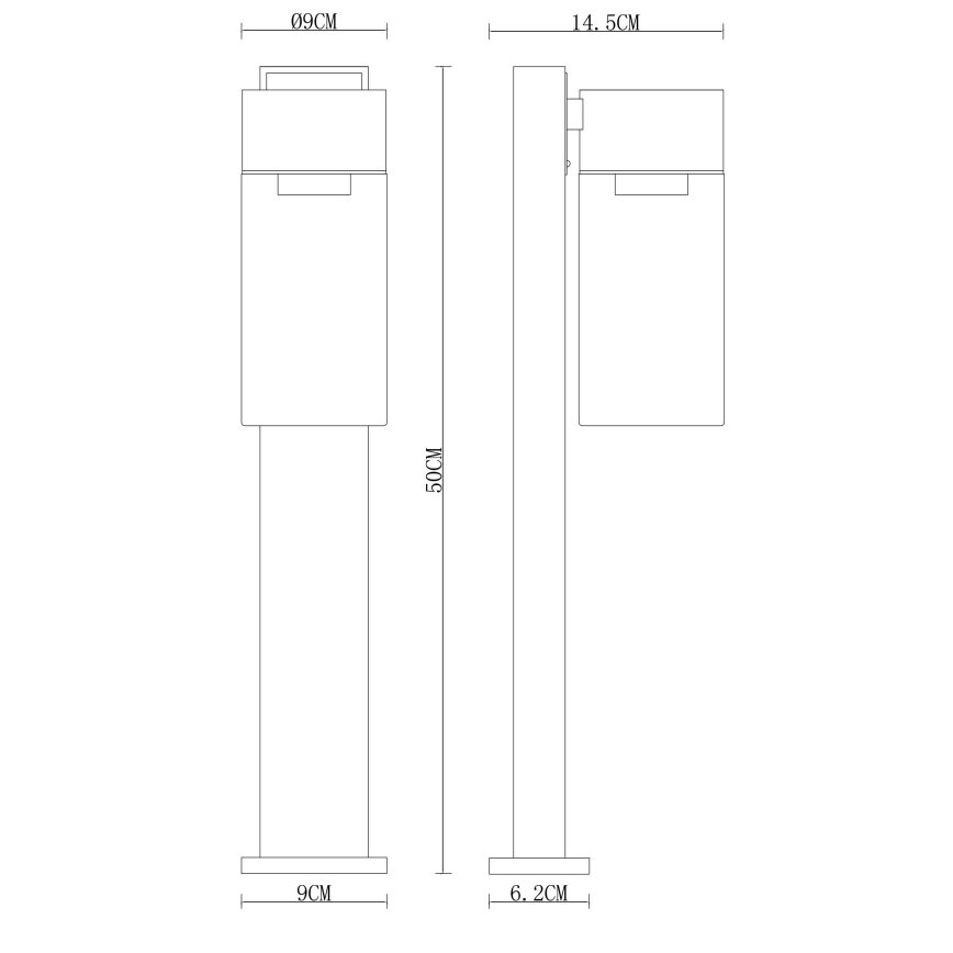 Globo - Candeeiro exterior 1xE27/40W/230V 50 cm IP44