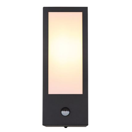 Globo iluminação de parede com sensor 1xE27/60W/230V IP44
