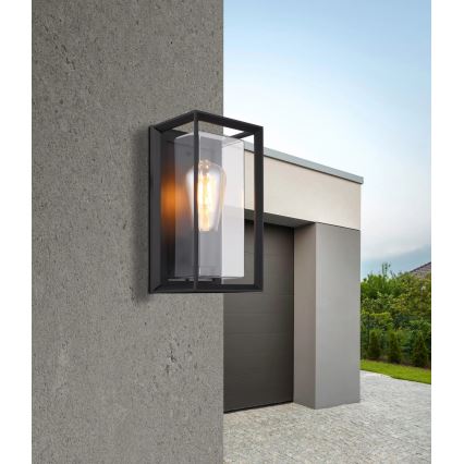 Globo - Iluminação de parede exterior 1xE27/60W/230V IP44 preto