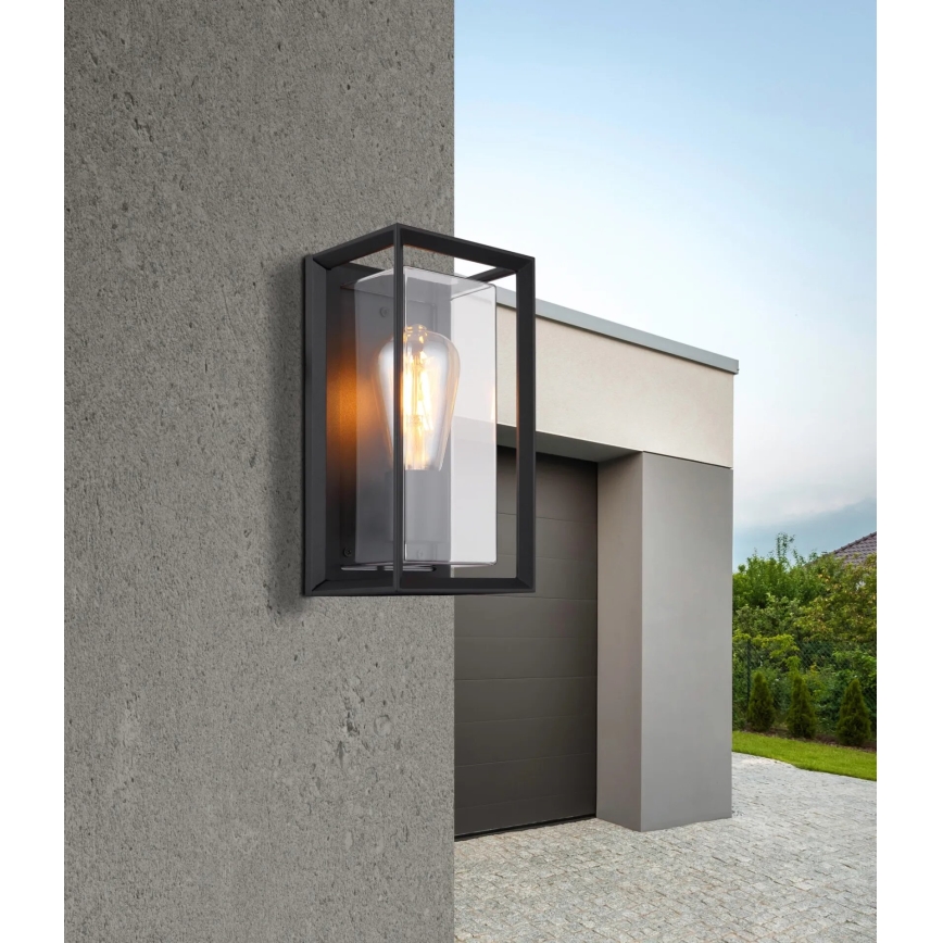 Globo - Iluminação de parede exterior 1xE27/60W/230V IP44 preto