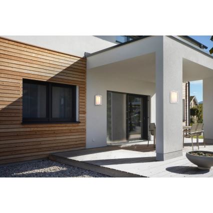 Globo - Iluminação de parede exterior 1xE27/60W/230V IP44 branco
