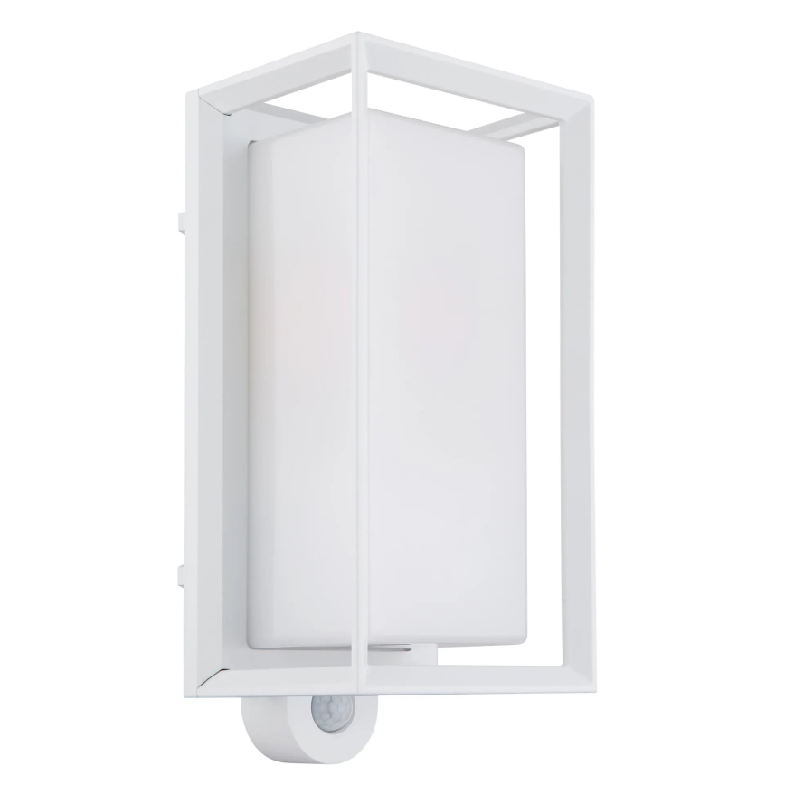 Globo - Iluminação de parede exterior com sensor 1xE27/60W/230V IP44 branco