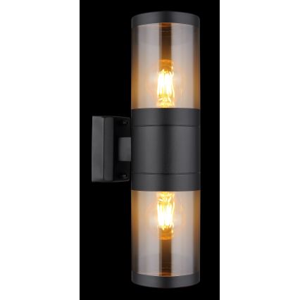 Globo - Iluminação de parede exterior 2xE27/60W/230V IP44