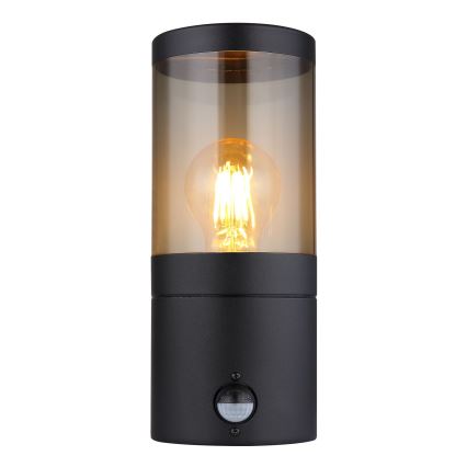 Globo iluminação de parede com sensor 1xE27/60W/230V IP44