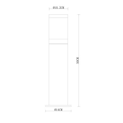 Globo - Candeeiro exterior 1xE27/60W/230V 50 cm IP44