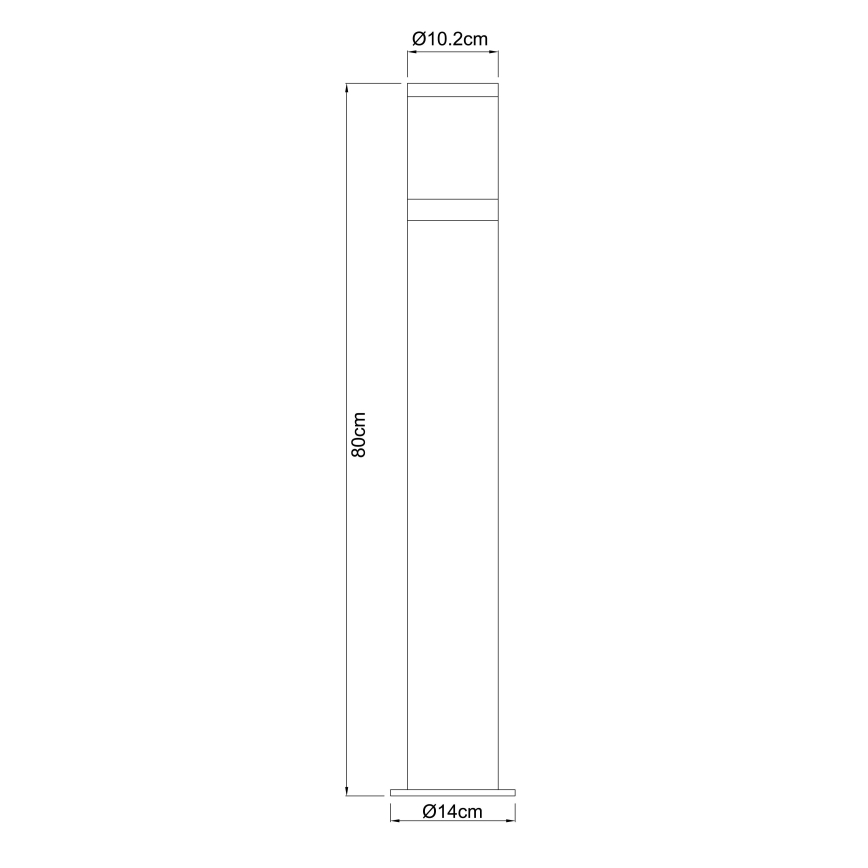 Globo - Candeeiro de exterior 1xE27/60W/230V IP44