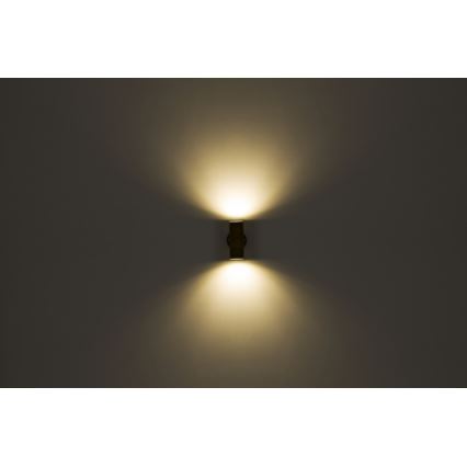 Globo - Iluminação de parede exterior 2xGU10/35W/230V IP44