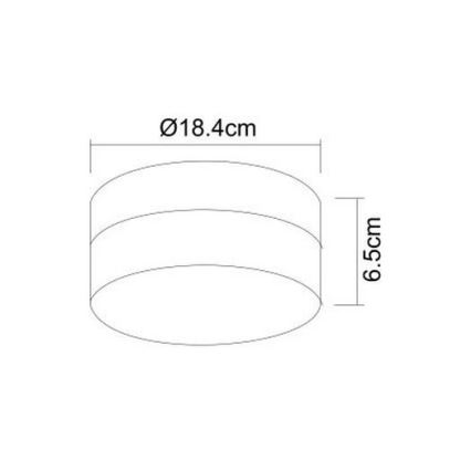 Globo - Iluminação para casa de banho 1xE27/60W/230V diâmetro 18,4 cm IP44
