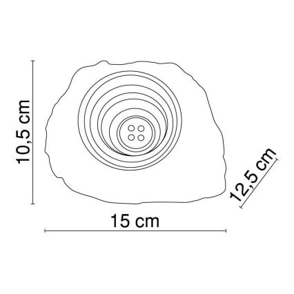 Globo - Luminária solar decorativa LED 4xLED/0,06W/1,2V IP44 200 mAh