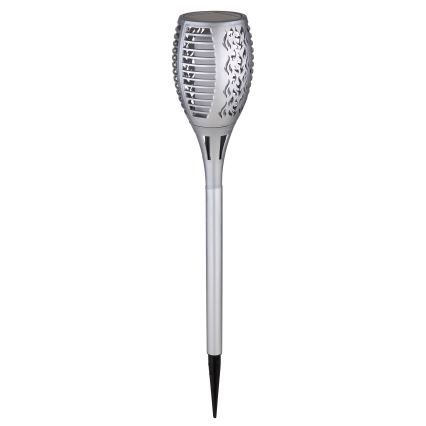 Globo - Iluminação solar LED LED/3,6W/3V 1800K IP44 cromado brilhante