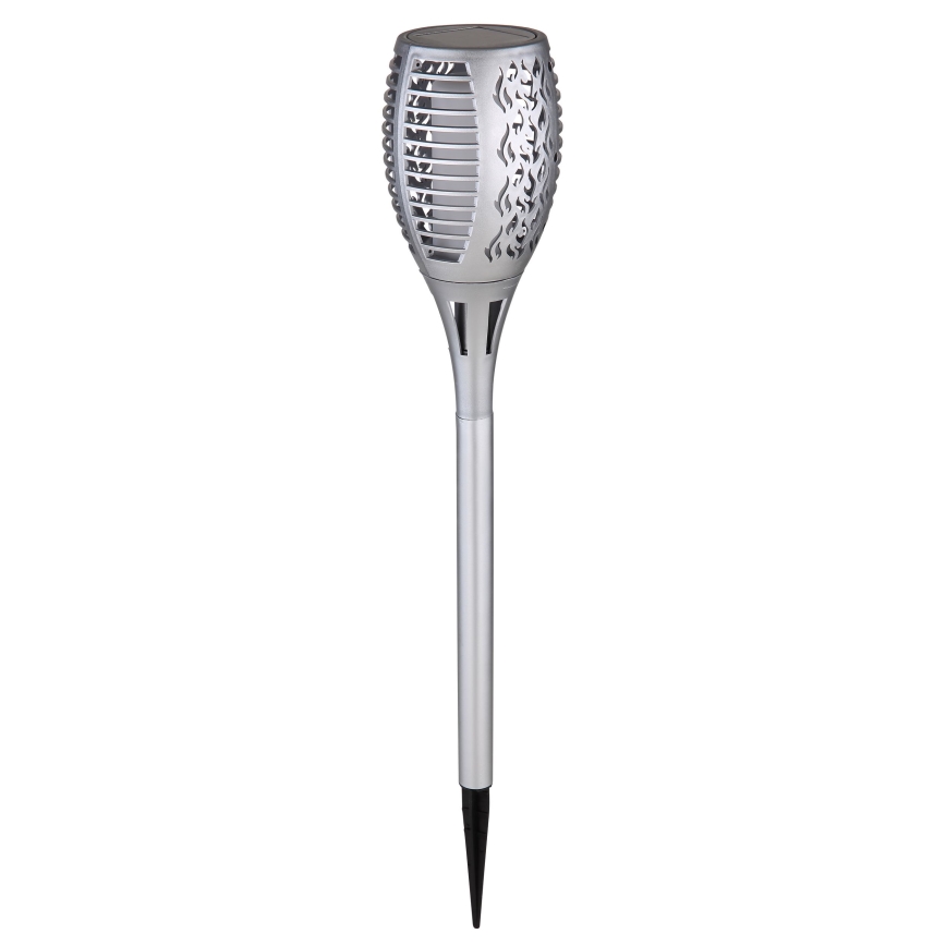 Globo - Iluminação solar LED LED/3,6W/3V 1800K IP44 cromado brilhante