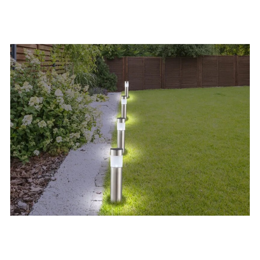 Globo - CONJUNTO 4x Candeeiros solares LED LED/0,07W/3V IP44 600 mAh