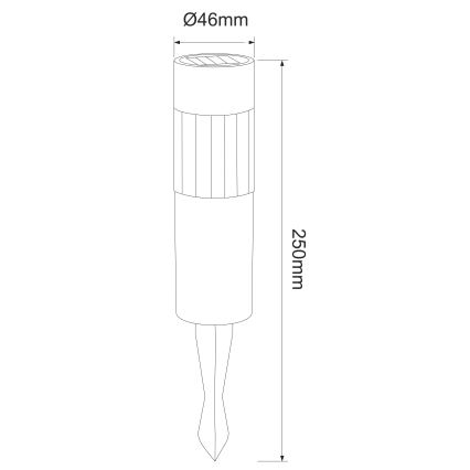 Globo - CONJUNTO 4x Candeeiros solares LED LED/0,06W/3,2V IP44
