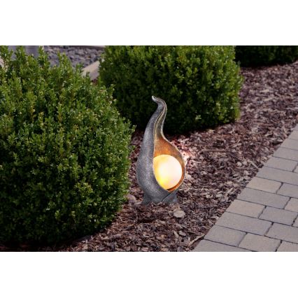Globo - Iluminação solar LED LED/2,16W/3V 3000K IP44 prateado
