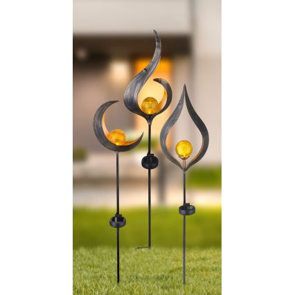 Globo - Iluminação solar LED LED/0,02W/3V 600mAh IP44 bronze