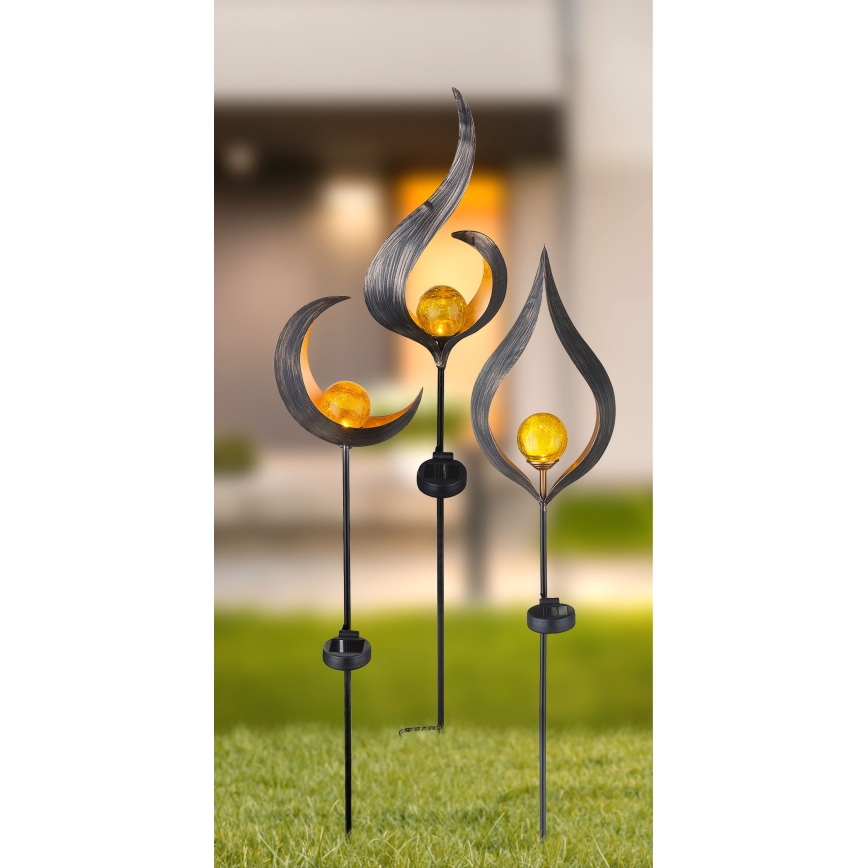 Globo - Iluminação solar LED LED/0,02W/3V 600mAh IP44 bronze