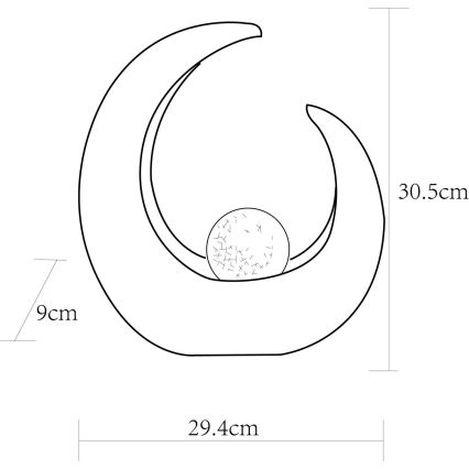 Globo - Iluminação solar LED LED/0,02W/3V IP44