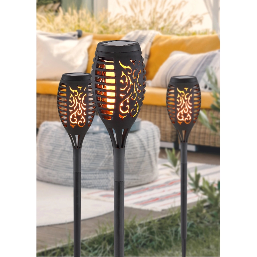 Globo - CONJUNTO 3x Candeeiros solares LED LED/0,1W/3V IP44