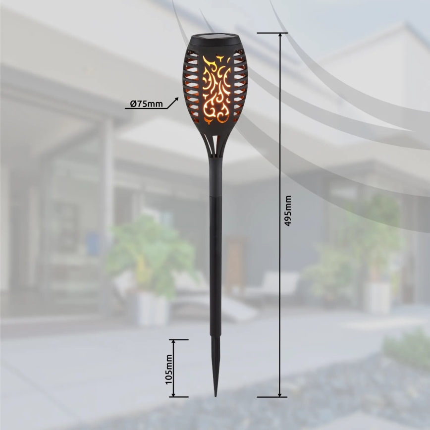 Globo - CONJUNTO 3x Candeeiros solares LED LED/0,1W/3V IP44