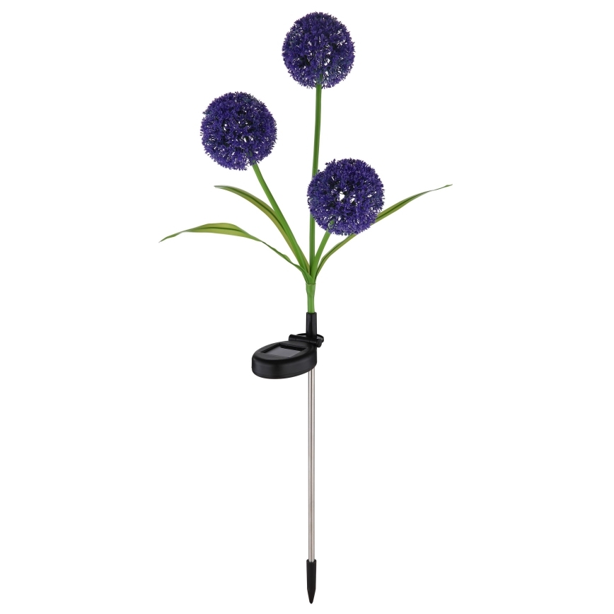 Globo - Iluminação solar LED 3xLED/0,06W/3V 5000K IP44 roxo