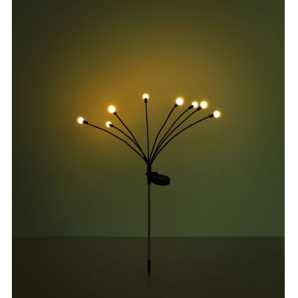 Globo - Iluminação solar LED 8xLED/0,06W/3,2V 3000K IP44