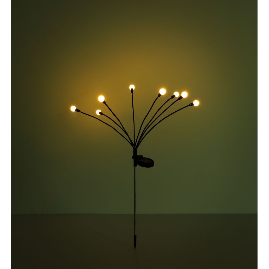 Globo - Iluminação solar LED 8xLED/0,06W/3,2V 3000K IP44