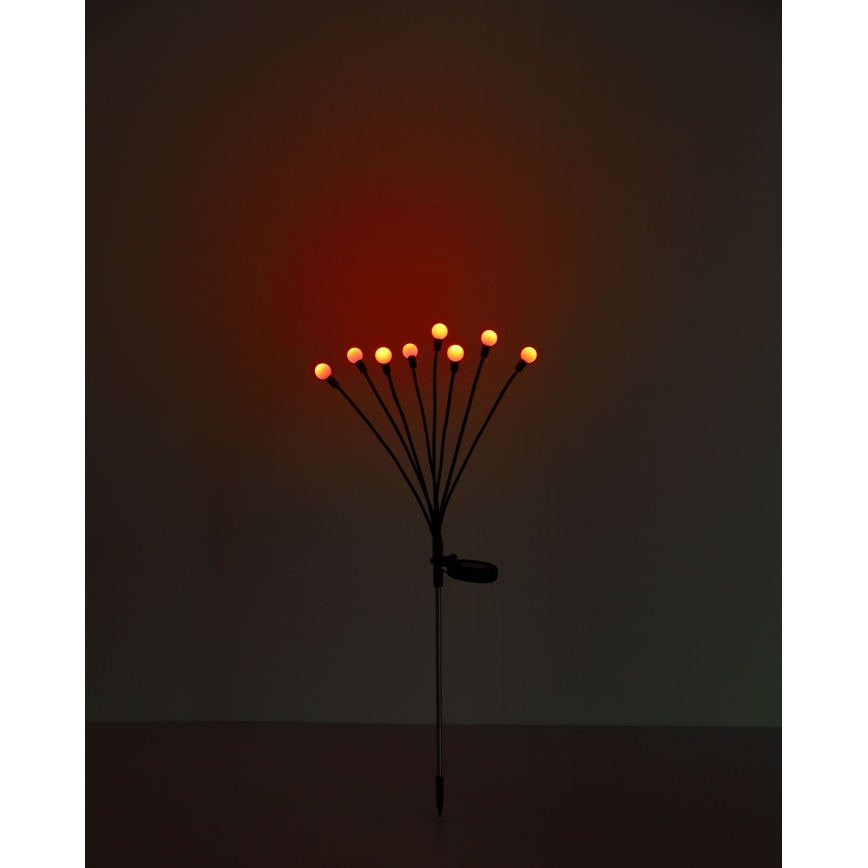 Globo - Iluminação solar LED RGB 8xLED/0,06W/3,2V IP44