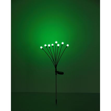 Globo - Iluminação solar LED RGB 8xLED/0,06W/3,2V IP44
